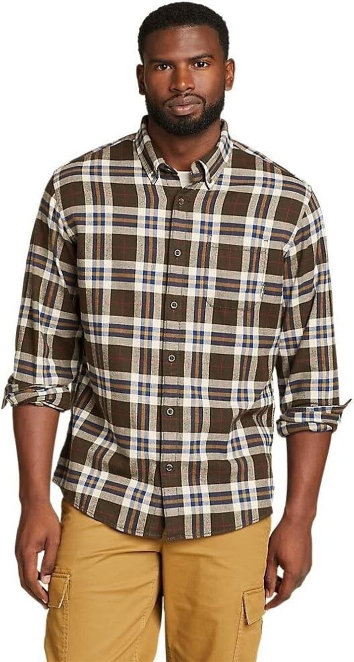 Eddie Bauer Men's Eddie's Favorite Flannel Classic Fit Shirt -